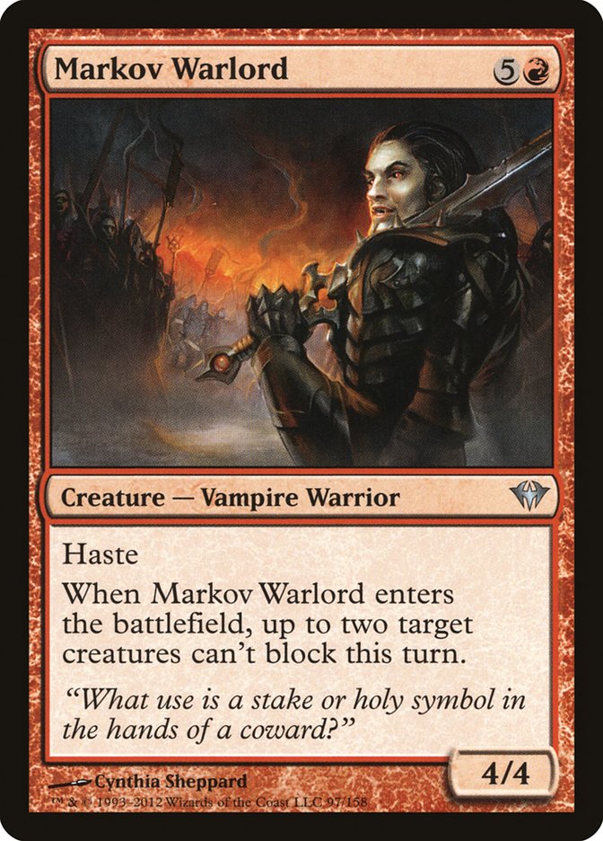 Markov Warlord [Dark Ascension] | I Want That Stuff Brandon