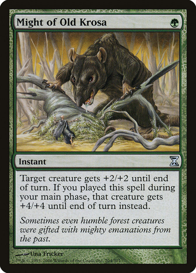 Might of Old Krosa [Time Spiral] | I Want That Stuff Brandon