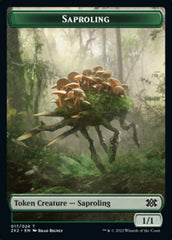 Saproling // Treasure Double-Sided Token [Double Masters 2022 Tokens] | I Want That Stuff Brandon