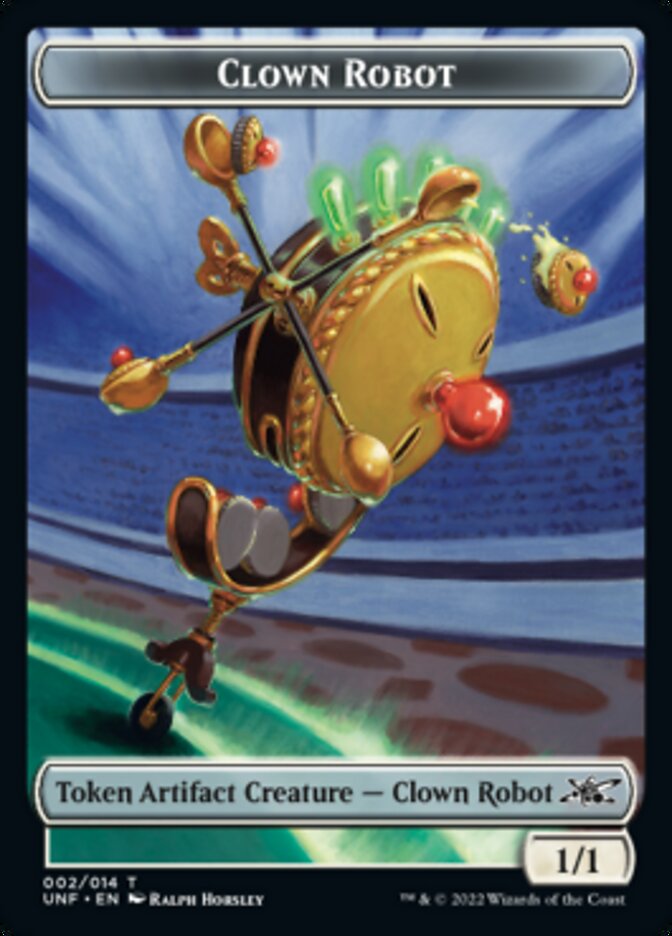 Clown Robot (002) Token [Unfinity Tokens] | I Want That Stuff Brandon