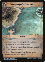 Conqueror's Galleon // Conqueror's Foothold (Buy-A-Box) [Ixalan Treasure Chest] | I Want That Stuff Brandon