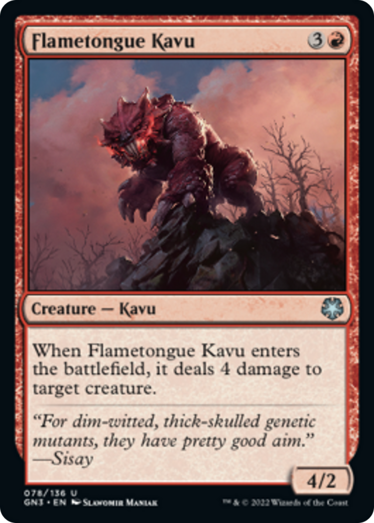 Flametongue Kavu [Game Night: Free-for-All] | I Want That Stuff Brandon