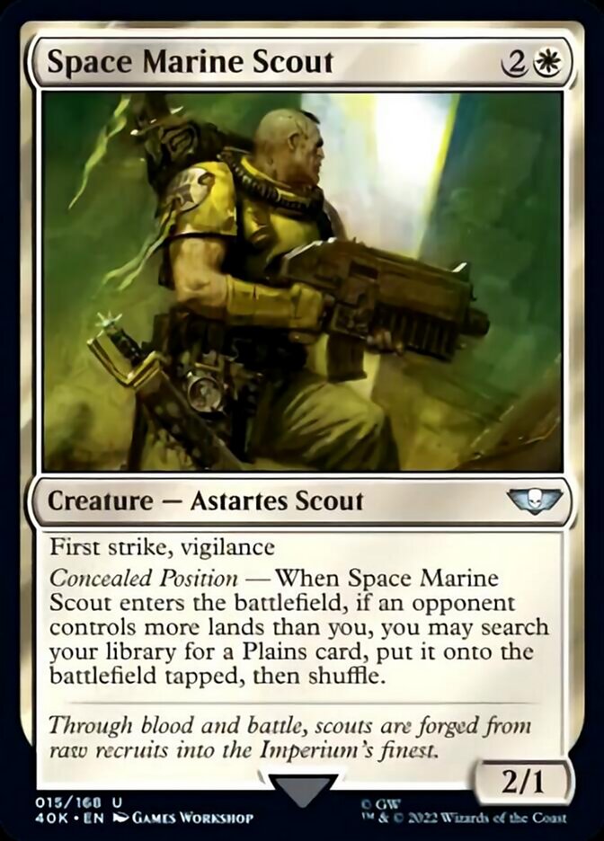 Space Marine Scout [Warhammer 40,000] | I Want That Stuff Brandon