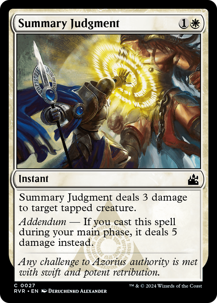 Summary Judgment [Ravnica Remastered] | I Want That Stuff Brandon