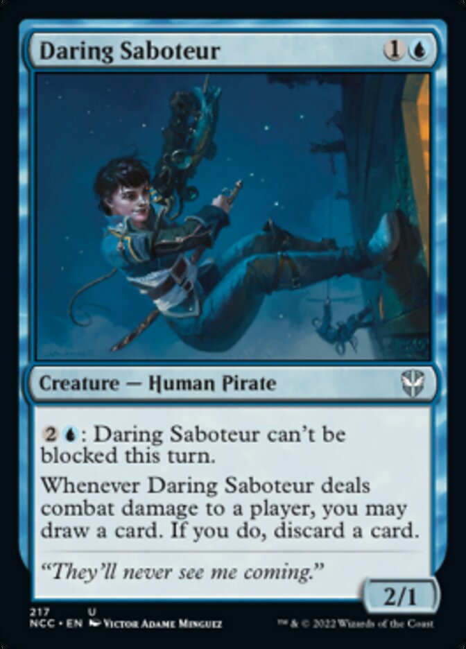 Daring Saboteur [Streets of New Capenna Commander] | I Want That Stuff Brandon