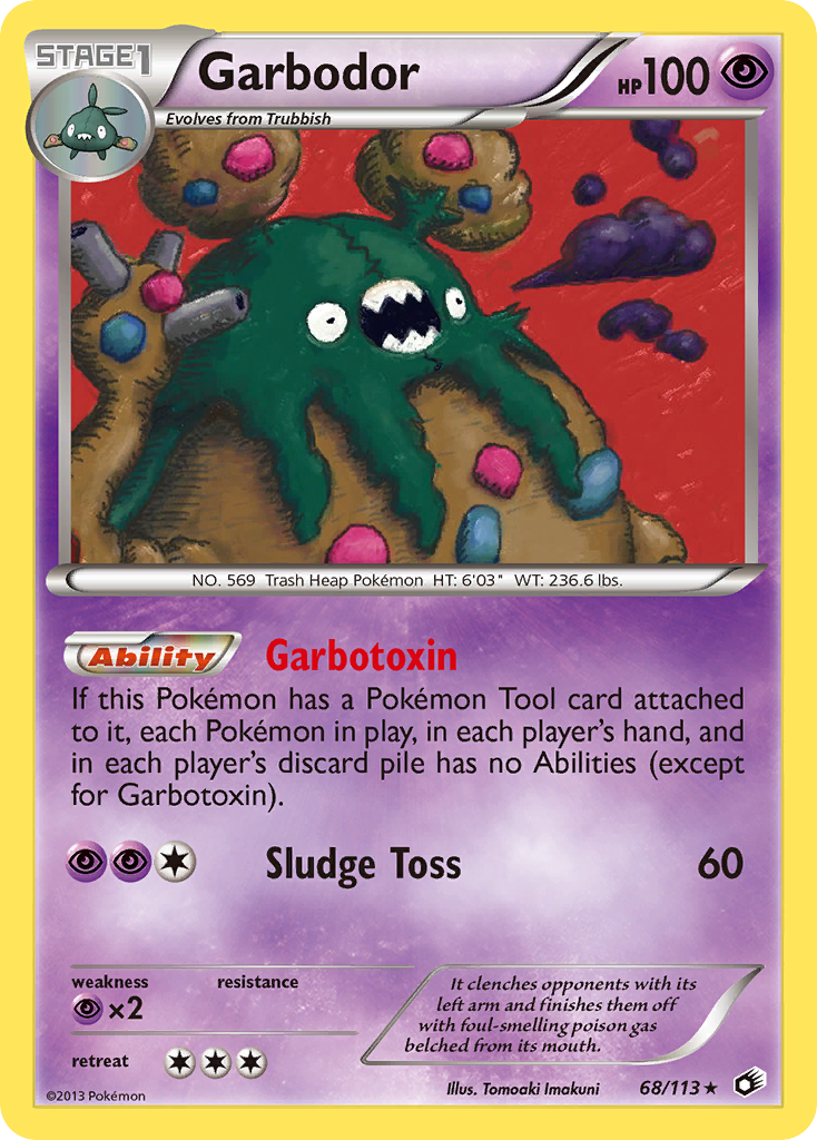 Garbodor (68/113) [Black & White: Legendary Treasures] | I Want That Stuff Brandon