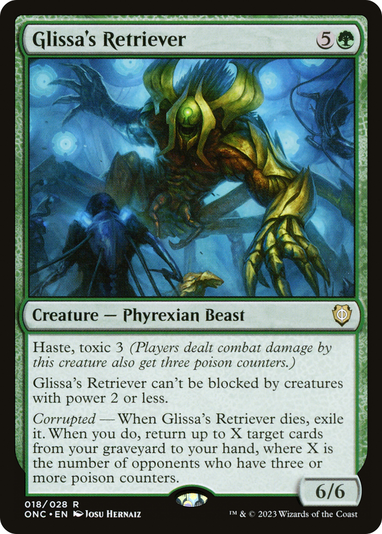 Glissa's Retriever [Phyrexia: All Will Be One Commander] | I Want That Stuff Brandon