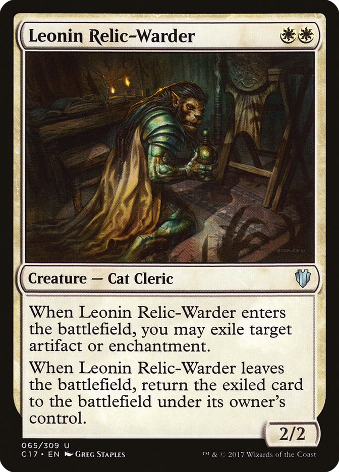 Leonin Relic-Warder [Commander 2017] | I Want That Stuff Brandon