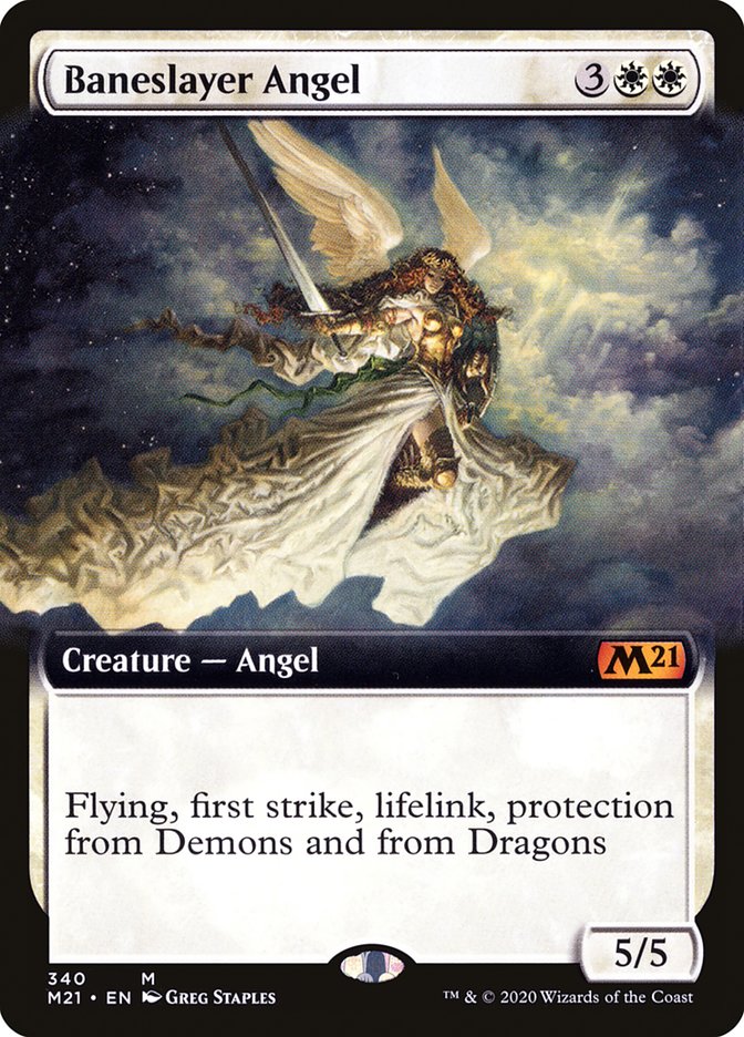 Baneslayer Angel (Extended Art) [Core Set 2021] | I Want That Stuff Brandon