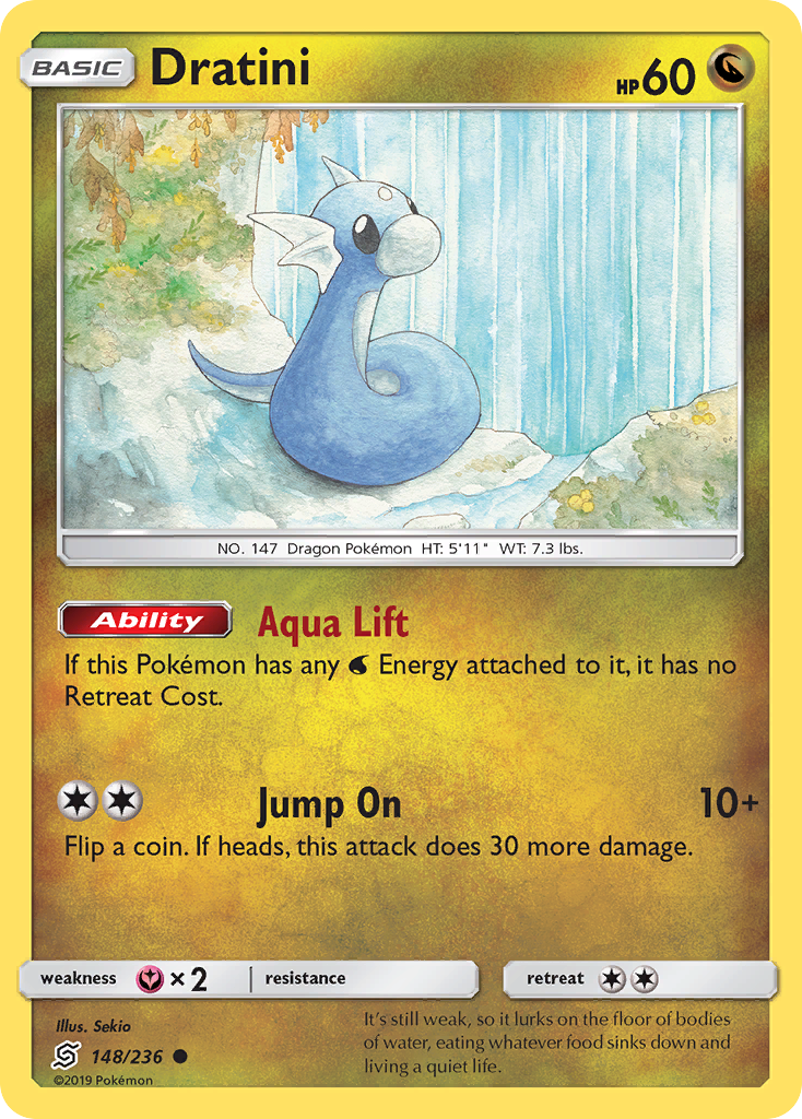 Dratini (148/236) [Sun & Moon: Unified Minds] | I Want That Stuff Brandon