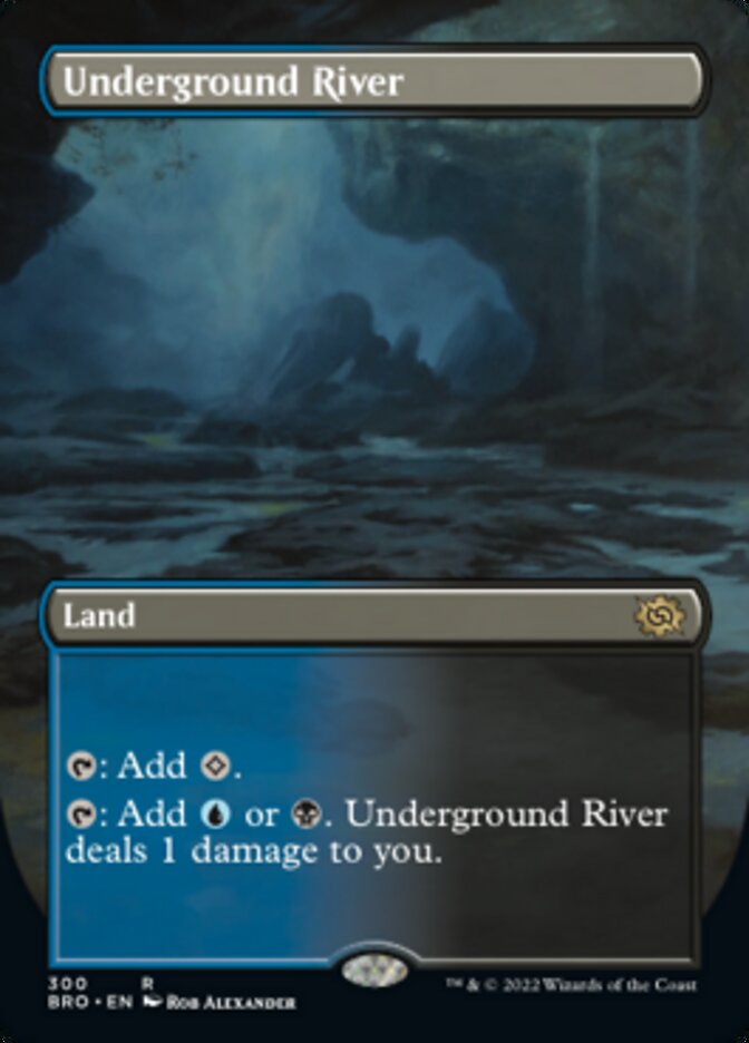 Underground River (Borderless Alternate Art) [The Brothers' War] | I Want That Stuff Brandon