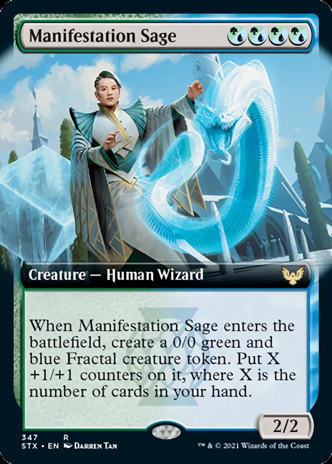 Manifestation Sage (Extended Art) [Strixhaven: School of Mages] | I Want That Stuff Brandon