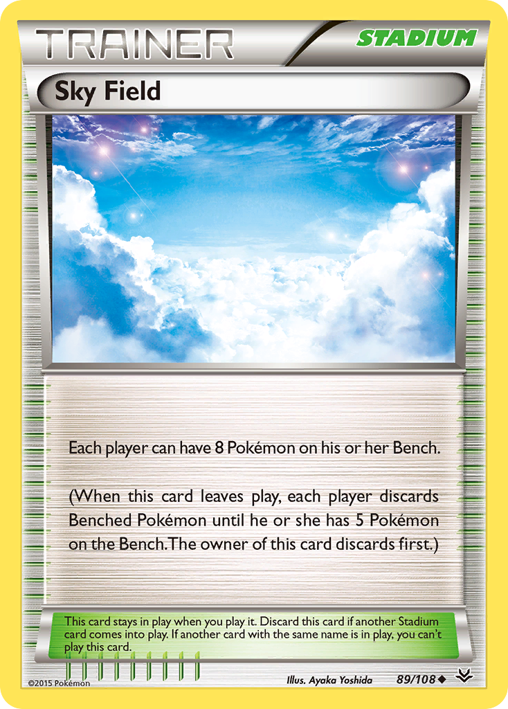 Sky Field (89/108) [XY: Roaring Skies] | I Want That Stuff Brandon