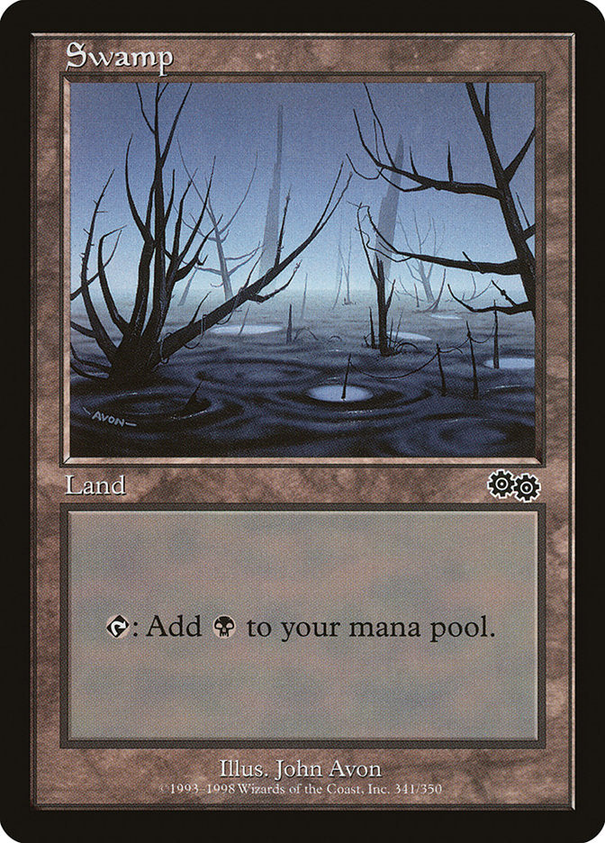 Swamp (341) [Urza's Saga] | I Want That Stuff Brandon