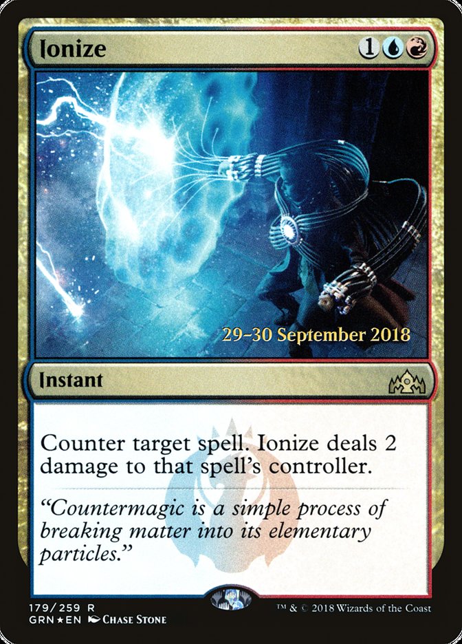 Ionize [Guilds of Ravnica Prerelease Promos] | I Want That Stuff Brandon