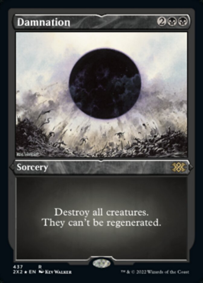 Damnation (Foil Etched) [Double Masters 2022] | I Want That Stuff Brandon