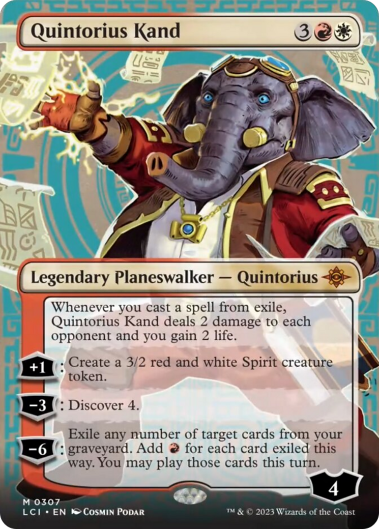 Quintorius Kand (0307) (Borderless) [The Lost Caverns of Ixalan] | I Want That Stuff Brandon