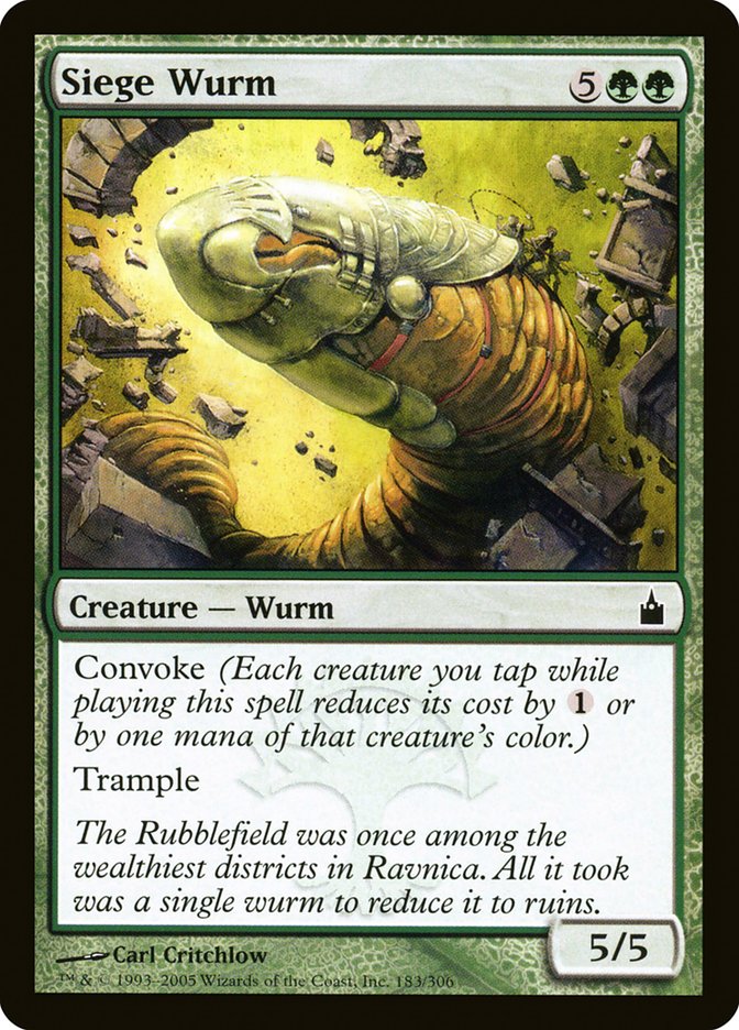 Siege Wurm [Ravnica: City of Guilds] | I Want That Stuff Brandon