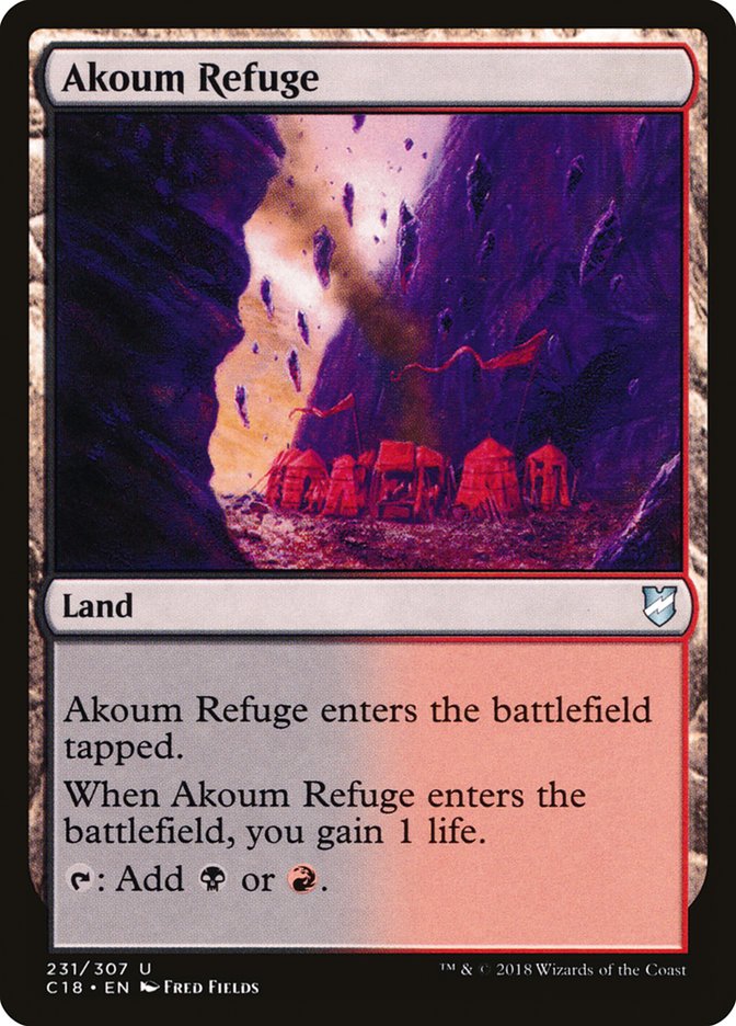 Akoum Refuge [Commander 2018] | I Want That Stuff Brandon