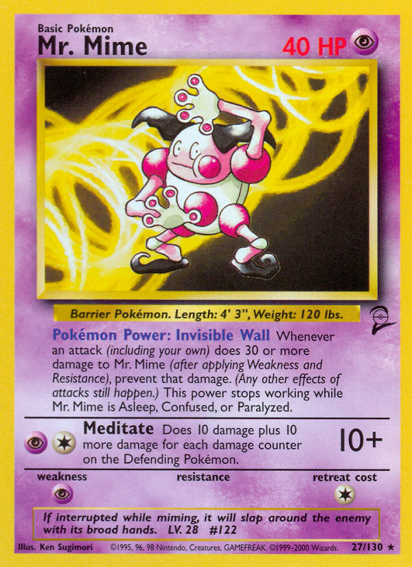 Mr. Mime (27/130) [Base Set 2] | I Want That Stuff Brandon