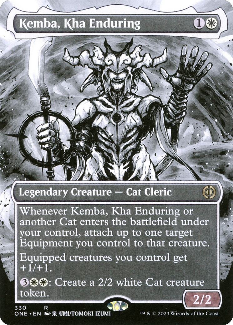 Kemba, Kha Enduring (Borderless Manga) [Phyrexia: All Will Be One] | I Want That Stuff Brandon