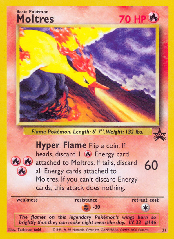 Moltres (21) [Wizards of the Coast: Black Star Promos] | I Want That Stuff Brandon