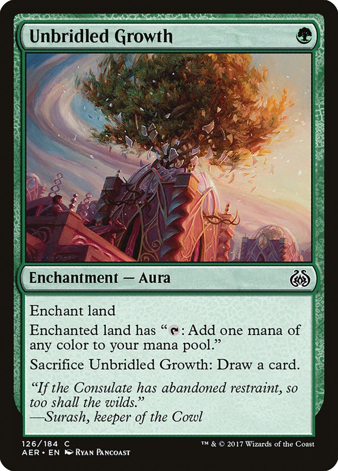 Unbridled Growth [Aether Revolt] | I Want That Stuff Brandon