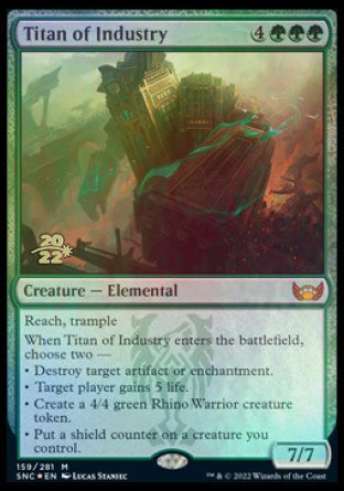 Titan of Industry [Streets of New Capenna Prerelease Promos] | I Want That Stuff Brandon