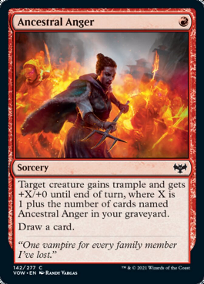 Ancestral Anger [Innistrad: Crimson Vow] | I Want That Stuff Brandon