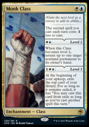 Monk Class (Promo Pack) [Dungeons & Dragons: Adventures in the Forgotten Realms Promos] | I Want That Stuff Brandon