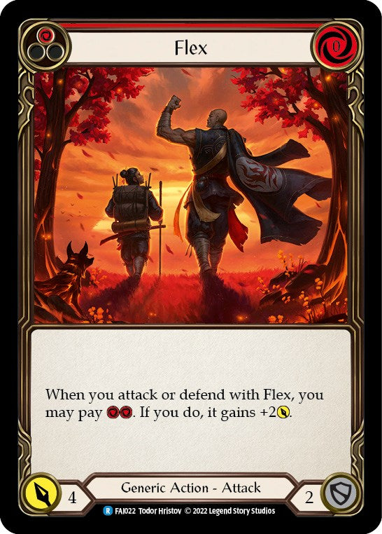 Flex (Red) [FAI022] (Uprising Fai Blitz Deck) | I Want That Stuff Brandon