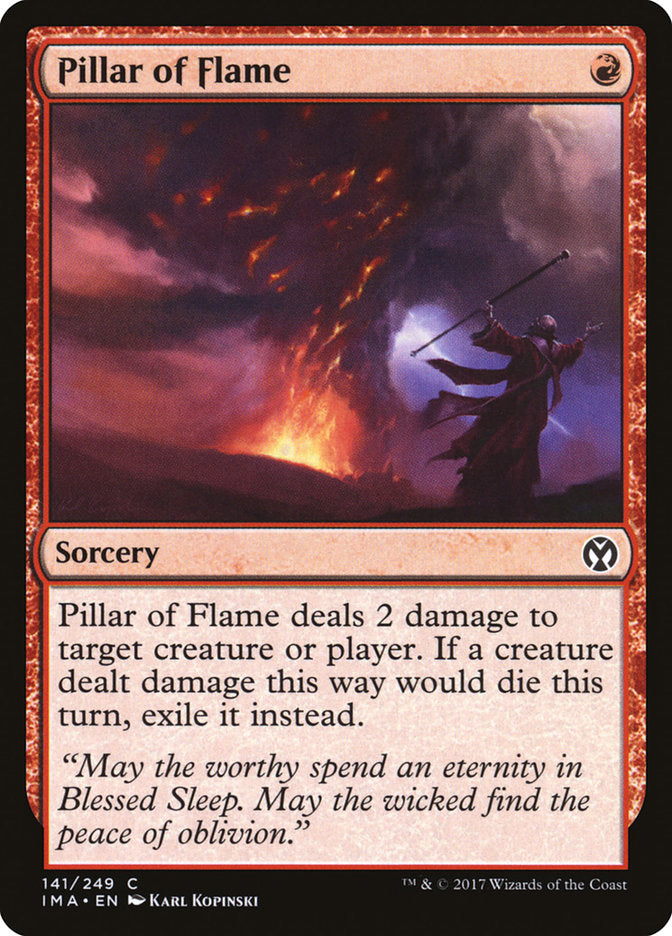 Pillar of Flame [Iconic Masters] | I Want That Stuff Brandon