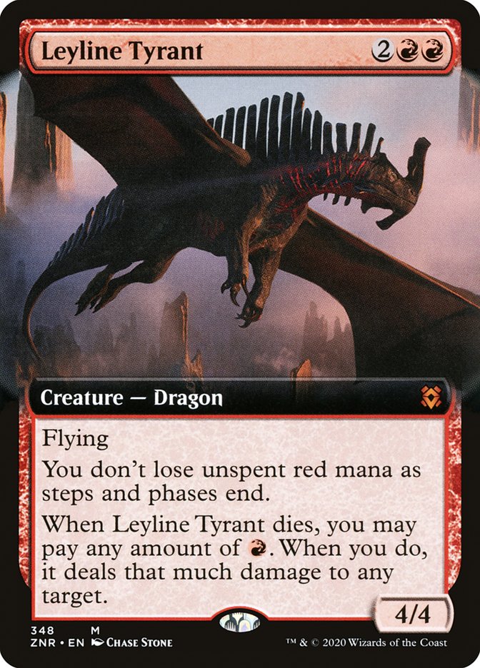Leyline Tyrant (Extended Art) [Zendikar Rising] | I Want That Stuff Brandon