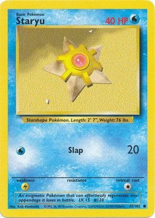 Staryu (65/102) [Base Set Unlimited] | I Want That Stuff Brandon