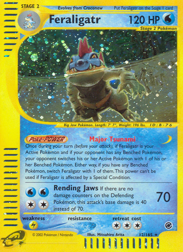 Feraligatr (12/165) [Expedition: Base Set] | I Want That Stuff Brandon