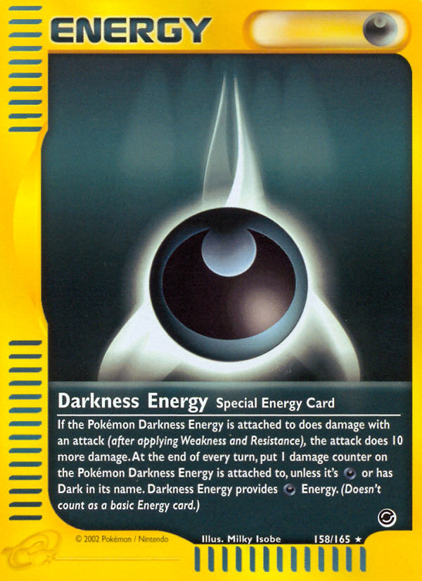 Darkness Energy (158/165) [Expedition: Base Set] | I Want That Stuff Brandon