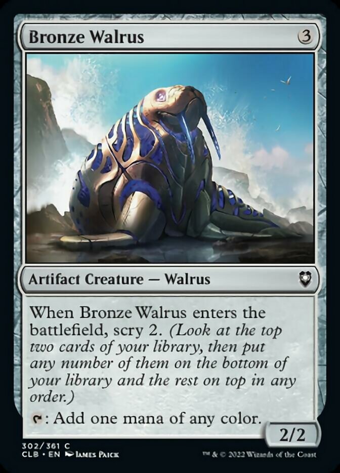 Bronze Walrus [Commander Legends: Battle for Baldur's Gate] | I Want That Stuff Brandon