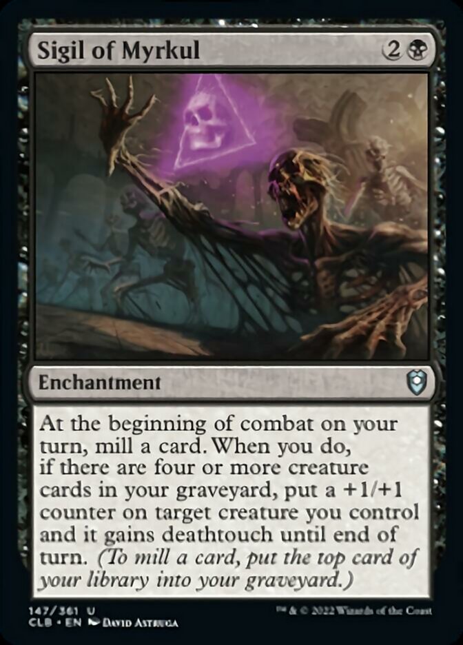 Sigil of Myrkul [Commander Legends: Battle for Baldur's Gate] | I Want That Stuff Brandon