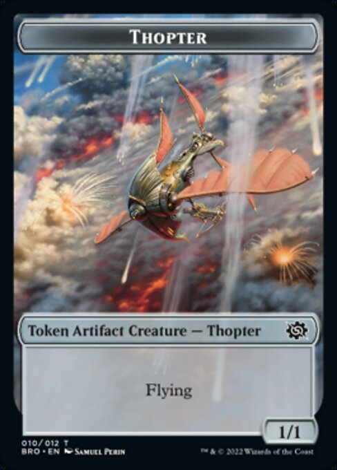 Powerstone // Thopter Double-Sided Token [The Brothers' War Tokens] | I Want That Stuff Brandon