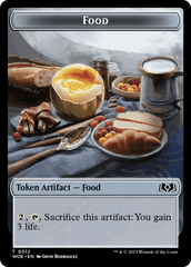 Faerie // Food (0012) Double-Sided Token [Wilds of Eldraine Tokens] | I Want That Stuff Brandon