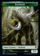 Beast (19) // Elephant Double-Sided Token [Commander Legends Tokens] | I Want That Stuff Brandon