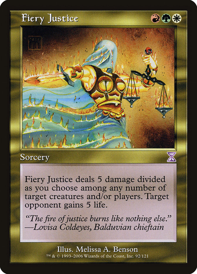 Fiery Justice [Time Spiral Timeshifted] | I Want That Stuff Brandon
