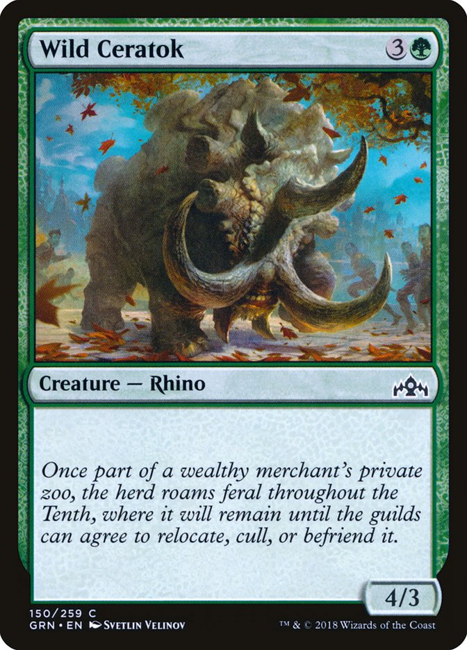 Wild Ceratok [Guilds of Ravnica] | I Want That Stuff Brandon