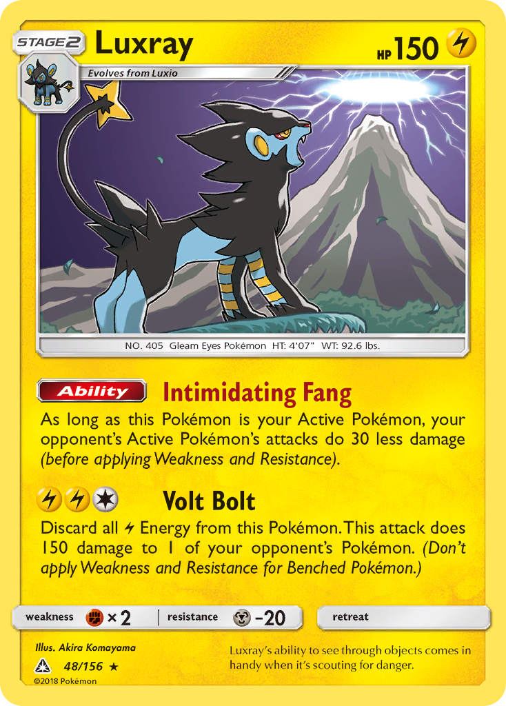 Luxray (48/156) [Sun & Moon: Ultra Prism] | I Want That Stuff Brandon