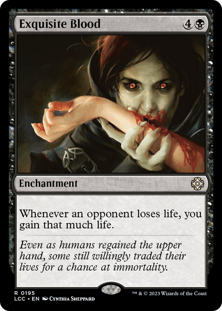 Exquisite Blood [The Lost Caverns of Ixalan Commander] | I Want That Stuff Brandon