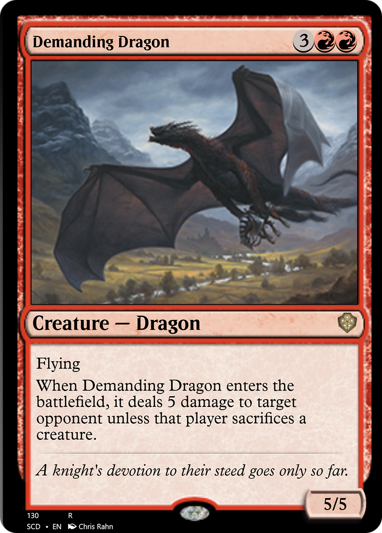 Demanding Dragon [Starter Commander Decks] | I Want That Stuff Brandon