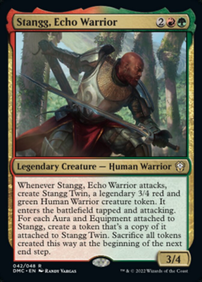 Stangg, Echo Warrior [Dominaria United Commander] | I Want That Stuff Brandon