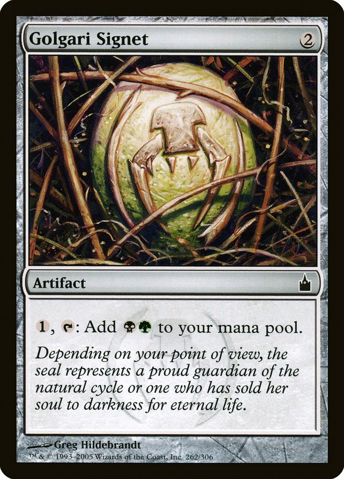 Golgari Signet [Ravnica: City of Guilds] | I Want That Stuff Brandon