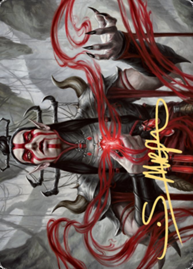 Malakir Blood-Priest Art Card (Gold-Stamped Signature) [Zendikar Rising Art Series] | I Want That Stuff Brandon