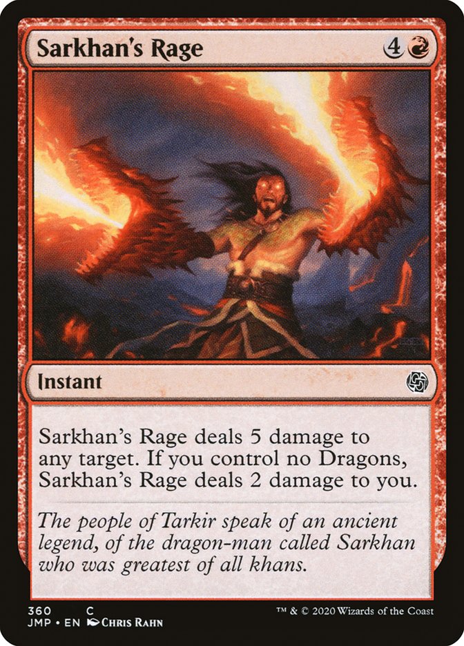 Sarkhan's Rage [Jumpstart] | I Want That Stuff Brandon